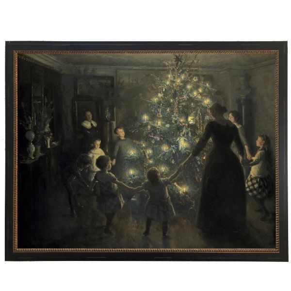 Vintage Christmas Tree, 10 X 8 in.