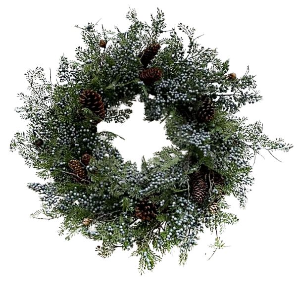 Cedar Berry Wreath, 26 in.