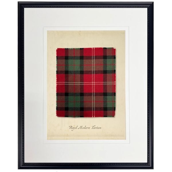 Boyd Modern Tartan Plaid Artwork, 8 X 10 in.