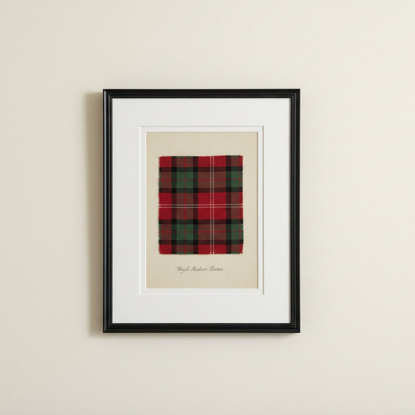 Boyd Modern Tartan Plaid Artwork, 8 X 10 in.