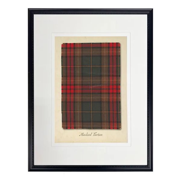 Macleod Tartan Plaid Artwork, 8 X 10 in.