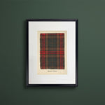 Macleod Tartan Plaid Artwork, 8 X 10 in. 2