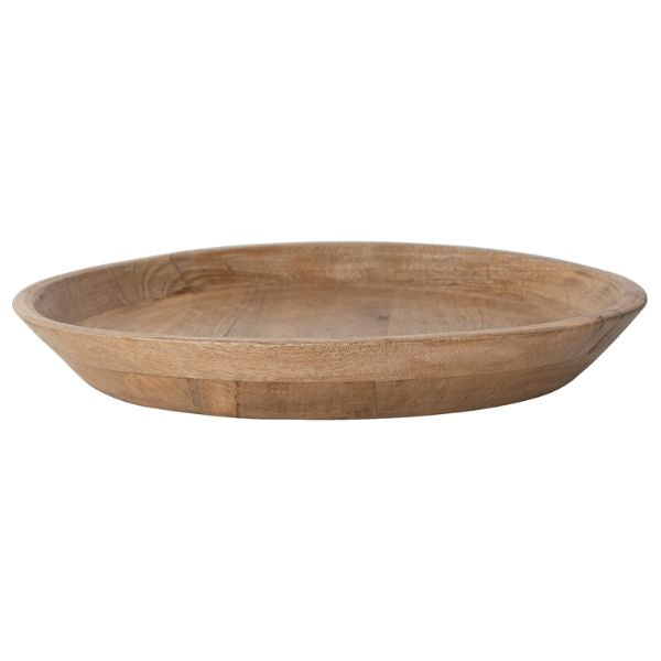 Mango Wood Tray, Natural, 19.5 in.