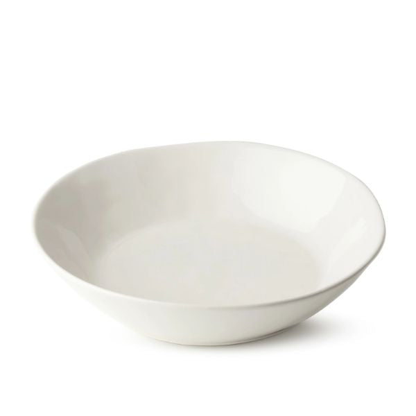 Soup Bowl, 9.5 in., Linen Cream displayed on a white background, showcasing a simple and elegant kitchen dining decor piece from Knotty and Board.