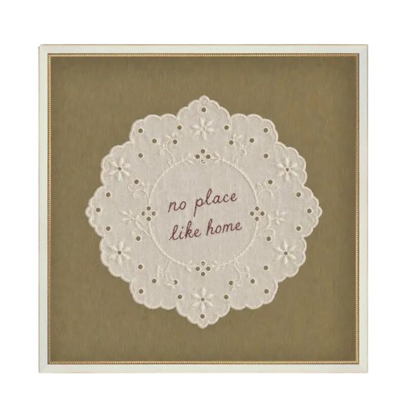 No Place Like Home Wall Art, 23 X 23 in.