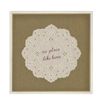 No Place Like Home Wall Art, 23 X 23 in. 1