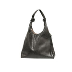 Addie Knot Handle Hobo Bag, Black 1