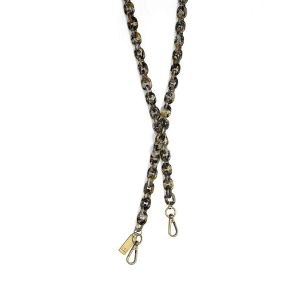 Lucite Cable Chain Strap, Neutral