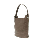 Brielle Small Bucket Bag, Mushroom 2
