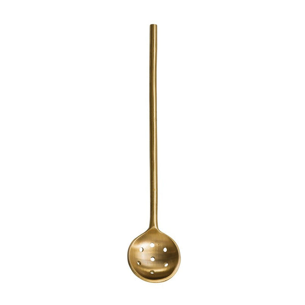 Brass Olive Spoon, 8 in.
