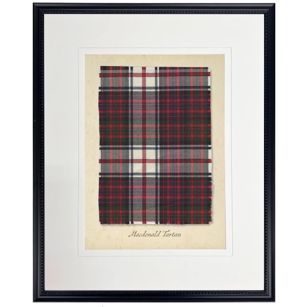 MacDonald Tartan Plaid Artwork, 8 X 10 in.