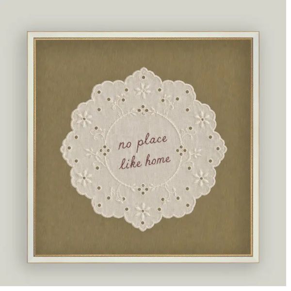 No Place Like Home Wall Art, 23 X 23 in.