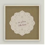 No Place Like Home Wall Art, 23 X 23 in. 2
