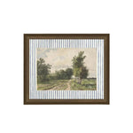 Provence Landscape Framed Antique Art, 16 X 12 in. 1