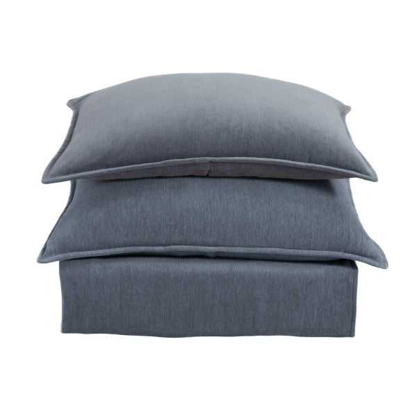 Guilford Coverlet, Steel Blue, Queen