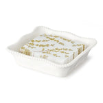 Melamine Cocktail Napkin Holder, Perlette Cream, 7 in. 2