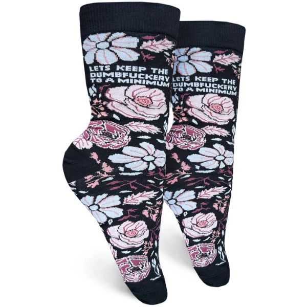 Women's Crew Socks: Let's Keep the Dumfuckery To A Minumum