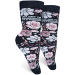 Women's Crew Socks: Let's Keep the Dumfuckery To A Minumum 1