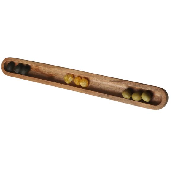 Acacia Oblong Wood Serving Tray