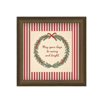 Merry & Bright Wall Art, 9 X 9 in. 1