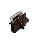 Elsa Small Frame Crossbody, Chocolate 2