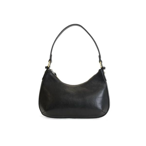 Giada Hobo Shoulder Crossbody Bag, 8 x 11 in., Black