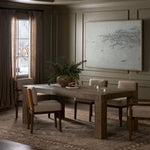 Coralie Extension Dining Table, Brown Oak, 84–104 × 42 × 30 in. 2