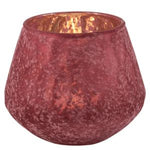 Burgundy Candle Holder, 5 in. 1