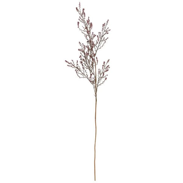 Forsythia Floral Pick, Burgundy