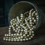 XL Bead Garland, Aged Silver, 9 ft. 2