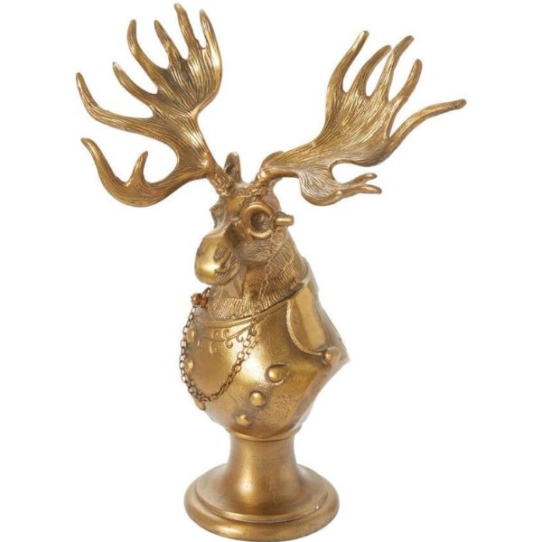E&E Brass Bust, Eugene 14 X 7.75 X 18 in.