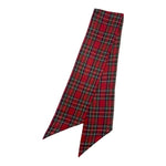 Wreath Sash, Cotton, Red Tartan Plaid, 5.5 X 55 in. 1