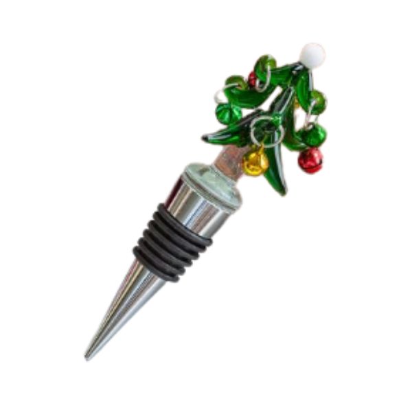 Wine Topper, Christmas Tree, 5 in.