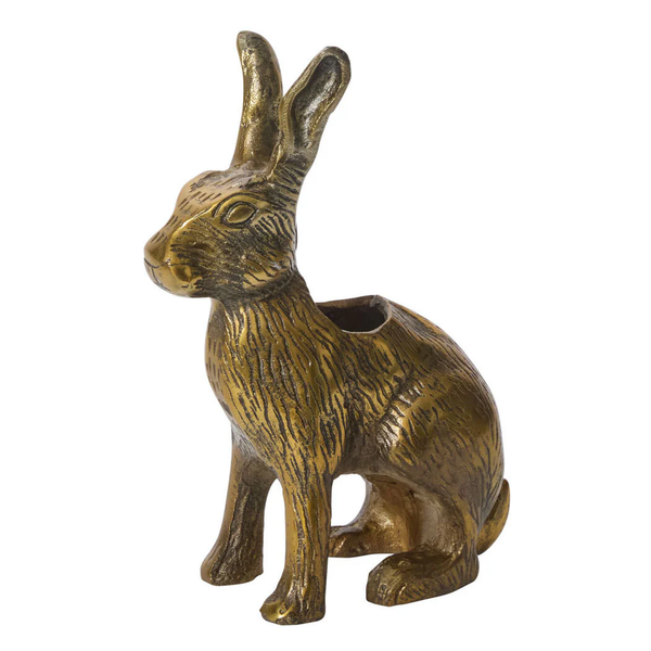 Golden Hare Vase 6.5 x 3 x 10