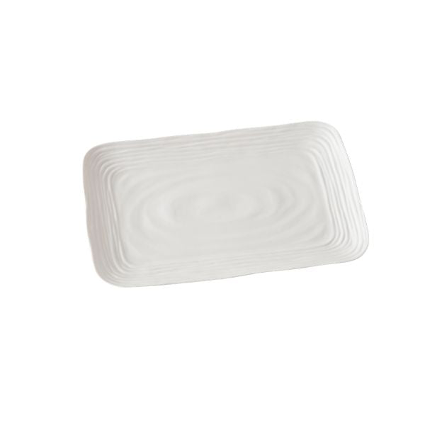 Le Blanc Platter, Medium, 14.5 X 9.25 X 1 in.