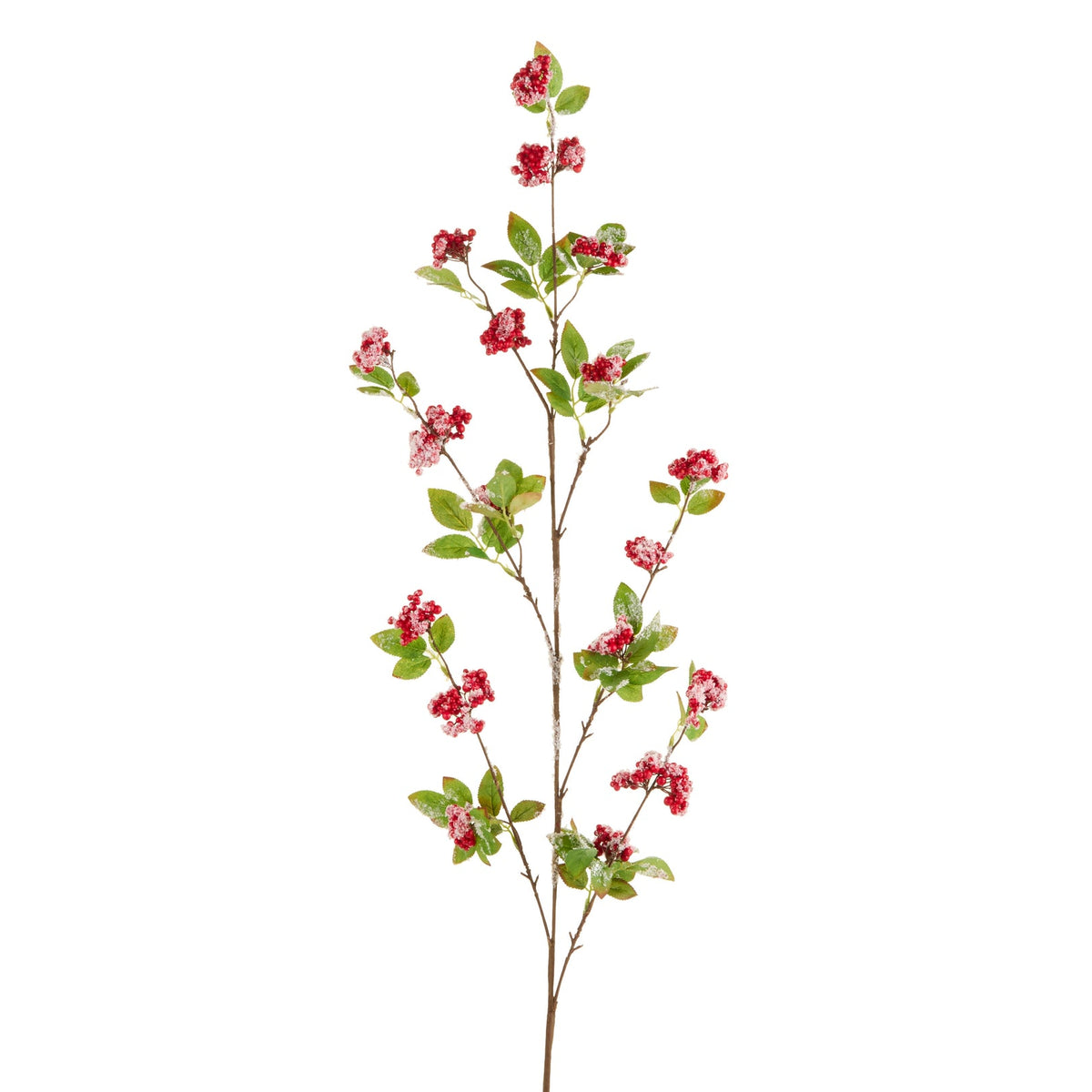 Snowy Red Berry Branch, 35 in.
