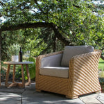 Sahara Wicker Armchair, 35 X 35 X 31 2