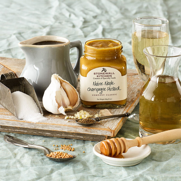 Stonewall Kitchen Maine Maple Champagne Mustard, 3.5 oz