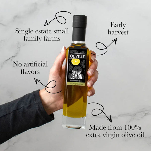 Sicilian Lemon Infused Olive Oil, 250ml