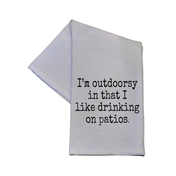 Tea Towel, I’m Outdoorsy