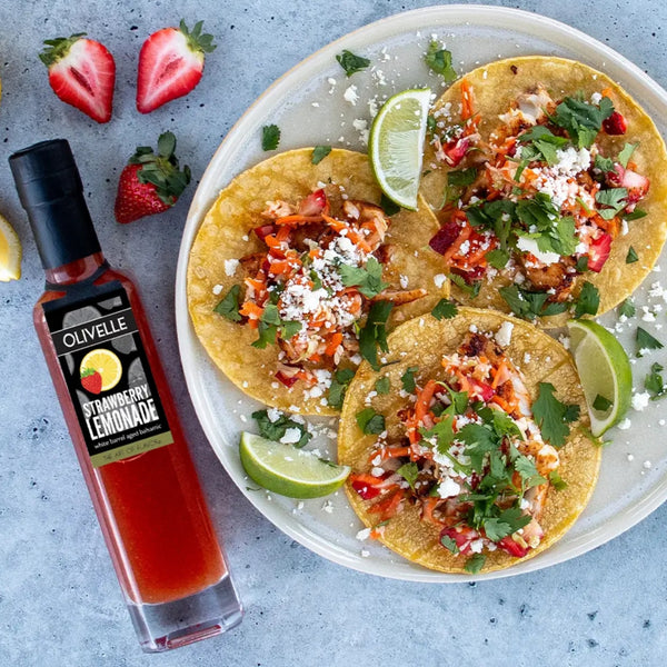 Strawberry Lemonade White Barrel Aged Balsamic, 100ml
