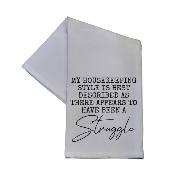 Tea Towel, My Housekeeping Style