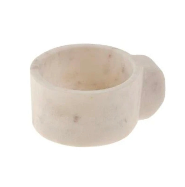 Marble Mini Dish, White, 2 X 1.25 in.