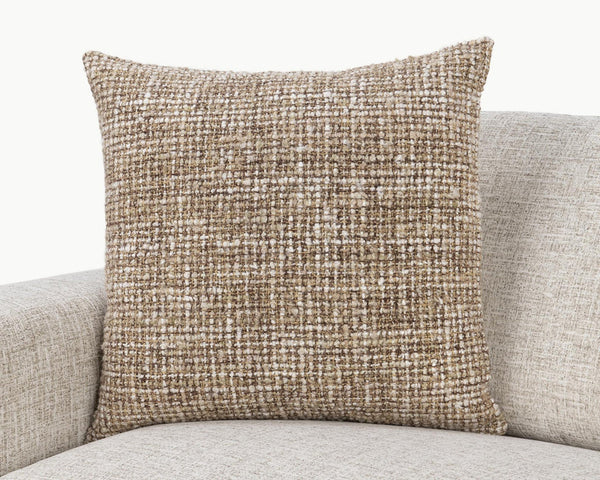 Porter Pillow, Natural and Ivory, 24 X 24 in.