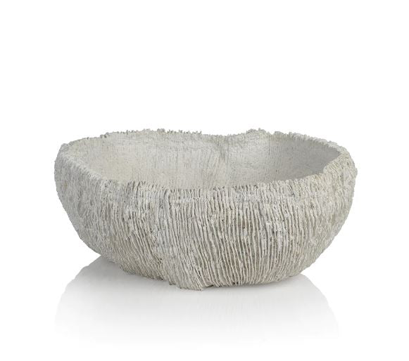 Seychelles Coral Bowl with textured coral-inspired design, perfect for adding coastal charm to your kitchen, dining, or decor collection by Knotty and Board.