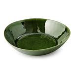 Pasta Bowl, Verde, 13 X 3 in. showcasing a glossy deep green ceramic design perfect for kitchen decor and dining, available at Knotty and Board with curated gifts shipped US-wide. 1