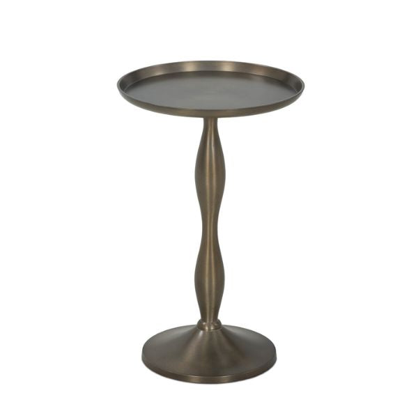 Carden End Table, Dark Aluminum