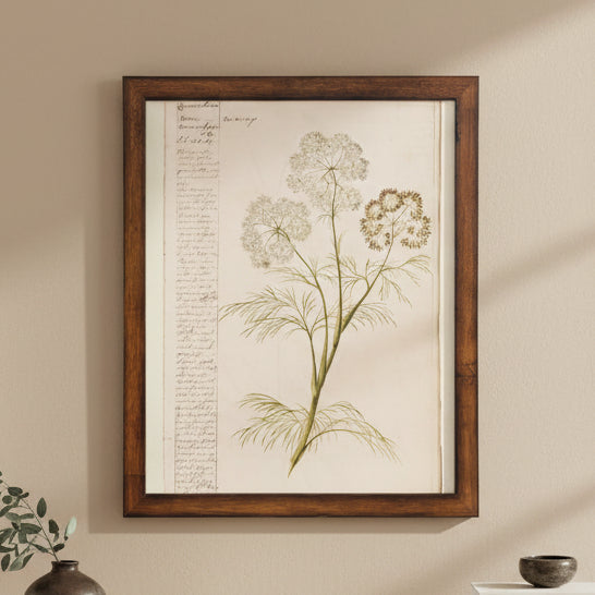 Vintage Flower A Artwork, 16 X 24 in.