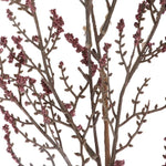 Forsythia Floral Pick, Burgundy 2
