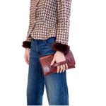 Caterina Handle Clutch Crossbody, Deep Forest 2